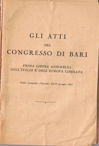 70° anniversario Congresso dei CLN