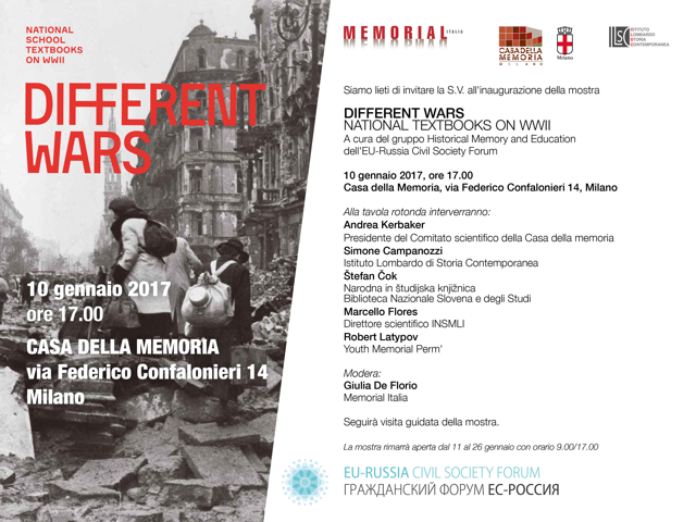 Mostra “Different wars”