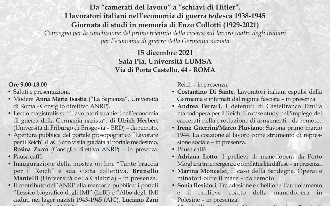 I lavoratori italiani nell’economia di guerra tedesca 1938-1945